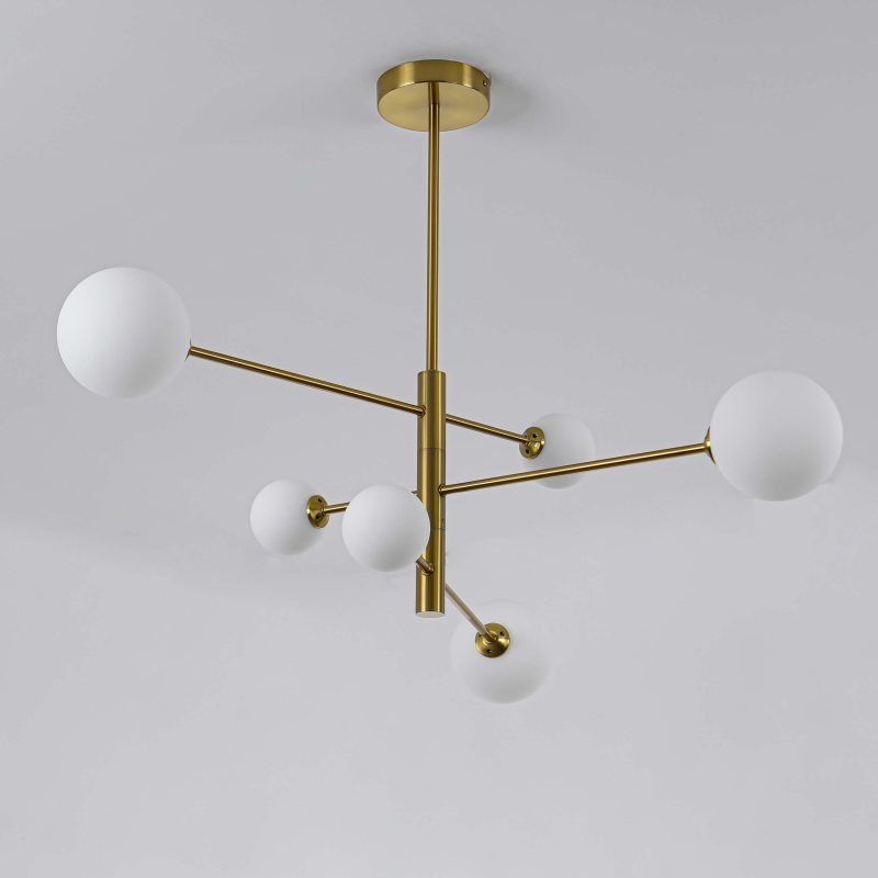 Lampă suspendată Dorado aurie 6xG9 Light Prestige