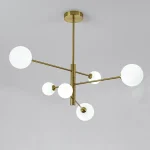 Lampă suspendată Dorado aurie 6xG9 Light Prestige