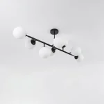 Lampă suspendată Dorado neagră 8xE14 Light Prestige