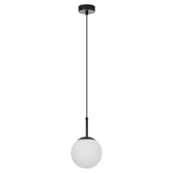 Lampă suspendată neagră 1xE14
