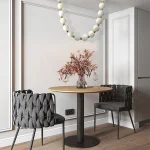 Lampă suspendată aurie 2m LED CCT, cablu textil, Dorado Rope Light Prestige