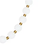 Lampă suspendată aurie 2m LED CCT, cablu textil, Dorado Rope Light Prestige