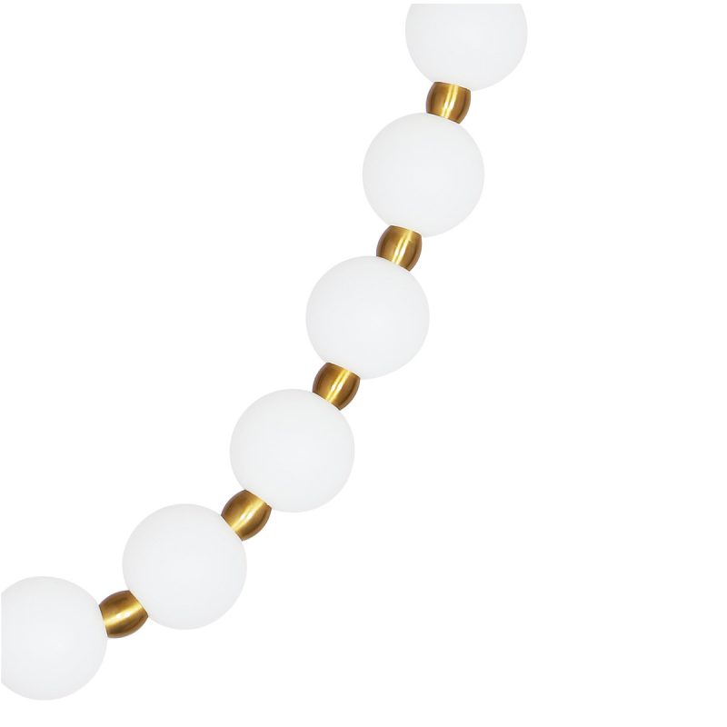 Lampă suspendată aurie 2m LED CCT, cablu textil, Dorado Rope Light Prestige - imagine 7