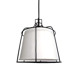 Lampă suspendată albă 1xE27