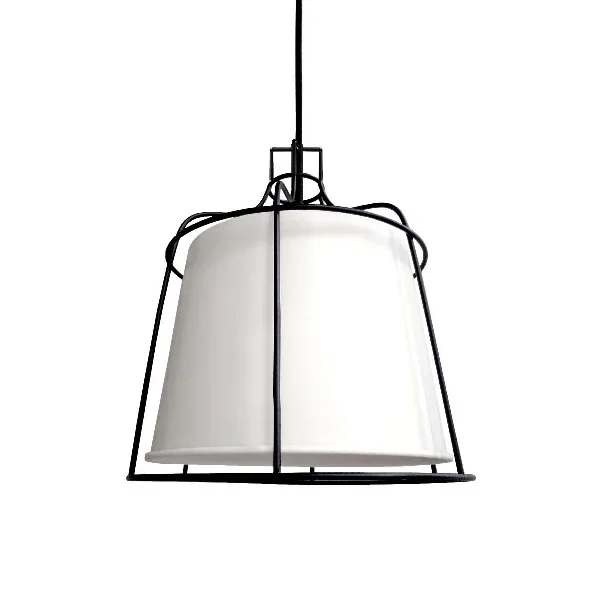 Lampă suspendată albă 1xE27