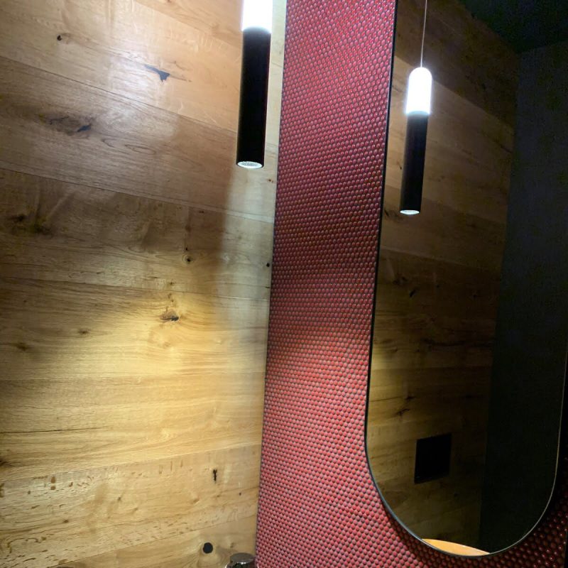 Lampă suspendată neagră LED 3000K, formă rotundă, Fano Light Prestige