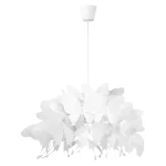 Lampă suspendată albă 1xE27, stil feminin, Farfalla Light Prestige