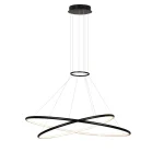 Lampă suspendată neagră LED CCT, design contemporan, Halifax Light Prestige