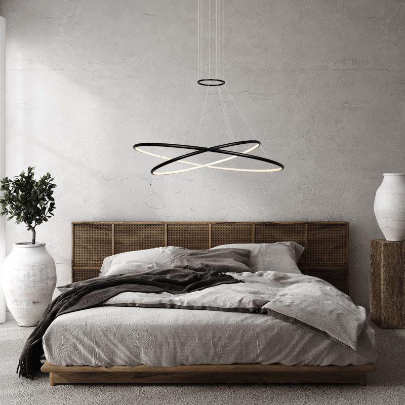 Lampă suspendată neagră LED CCT, design contemporan, Halifax Light Prestige - imagine 5