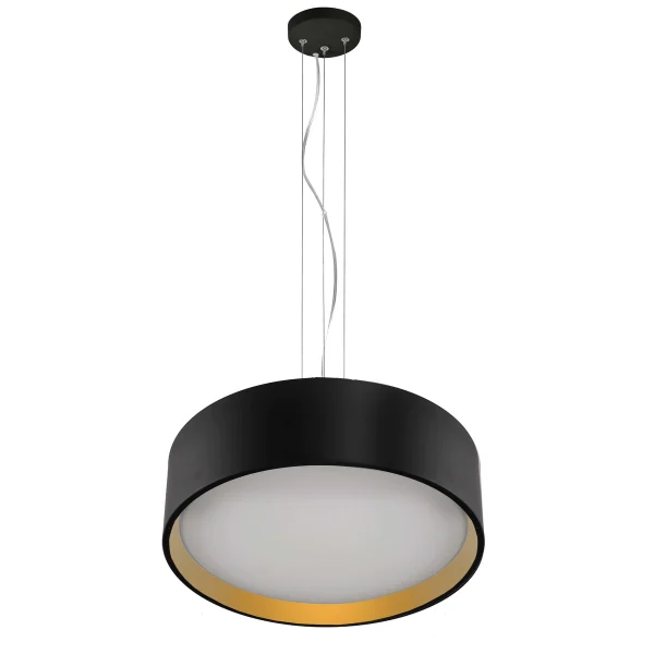 Lampă suspendată negru-aurie LED 4000K