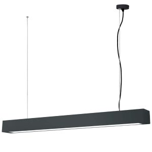 Lampă suspendată neagră 24W IP20 LED CCT