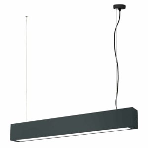 Lampă suspendată neagră 18W IP20 LED CCT