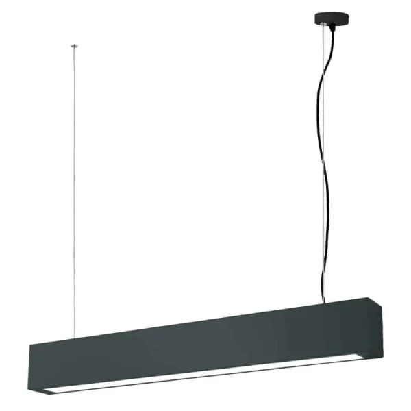 Lampă suspendată neagră 18W IP20 LED CCT