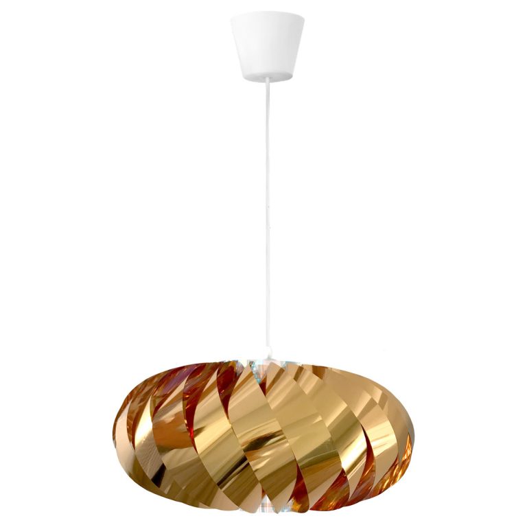 Lampă suspendată aurie 1xE27