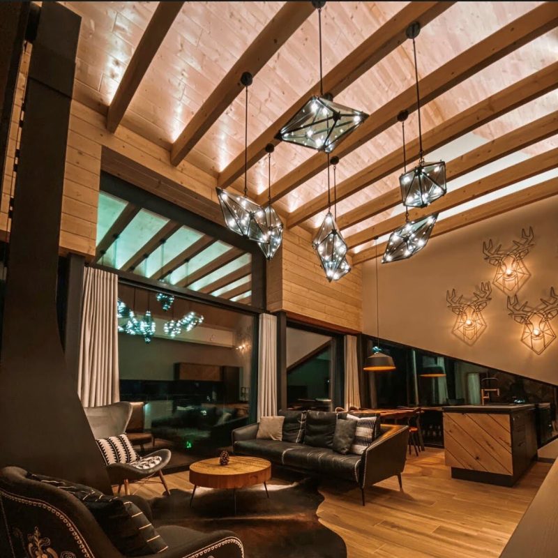 Lampă suspendată verticală 7xG9, iluminat modern, Konstelacja Light Prestige