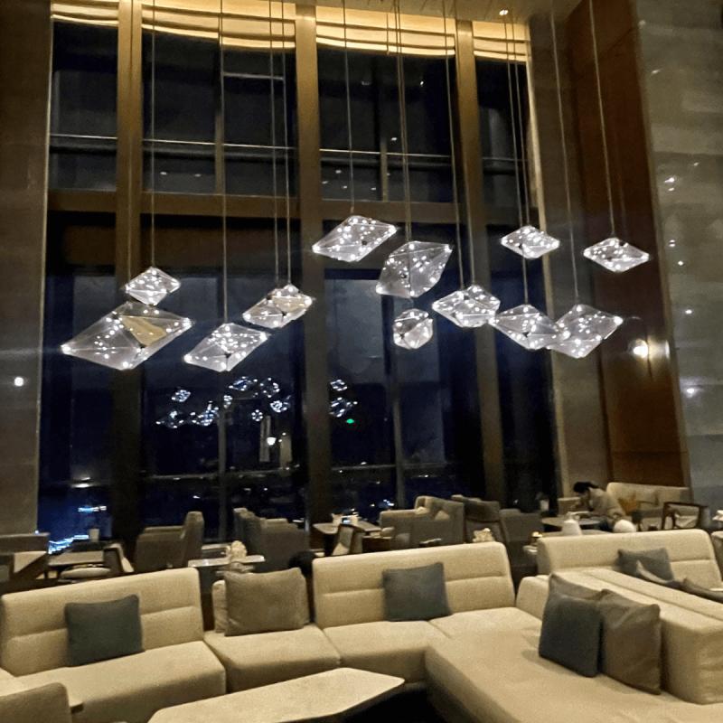 Lampă suspendată verticală 7xG9, iluminat modern, Konstelacja Light Prestige