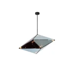 Lampă suspendată fumurie orizontală 7xG9, iluminat spectaculos, Konstelacja Light Prestige