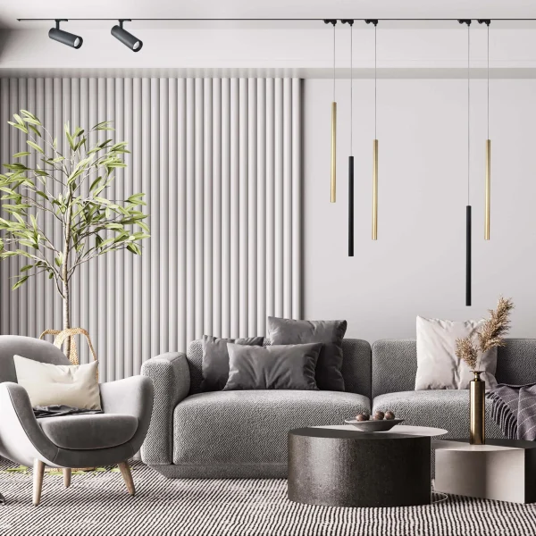 Lampă suspendată pentru șină Lungo 1 aurie 3F 1xG9 Light Prestige