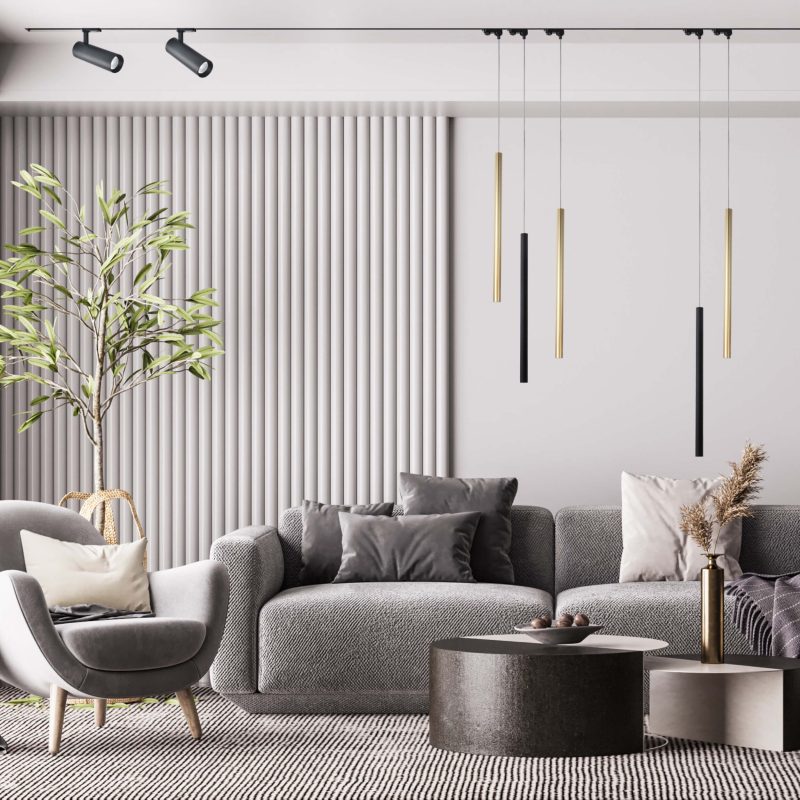 Lampă suspendată pentru șină Lungo 1 aurie 3F 1xG9 Light Prestige - imagine 2