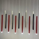 Lampă suspendată Lungo 1 neagră 1xG9 Light Prestige