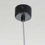Lampă suspendată Lungo 1 neagră 1xG9 Light Prestige