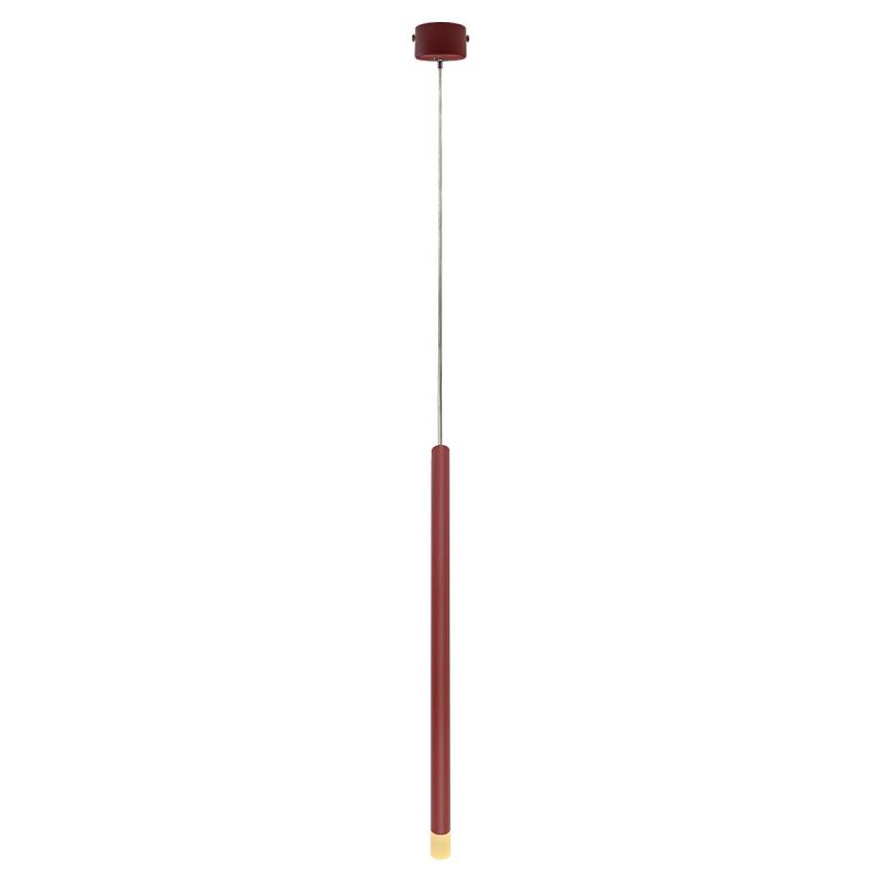 Lampă suspendată roșie 1xG9, design minimalist, Lungo Light Prestige - imagine 5