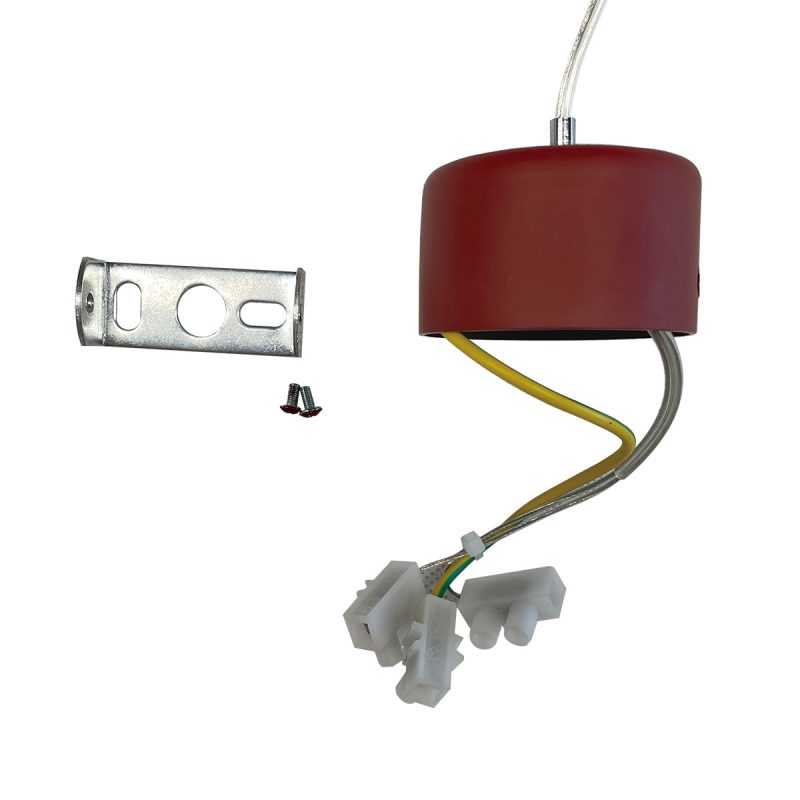 Lampă suspendată roșie 1xG9, design minimalist, Lungo Light Prestige - imagine 9