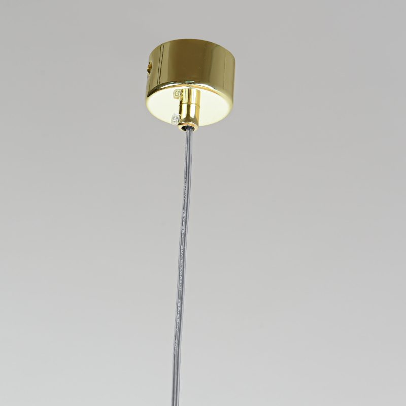 Lampă suspendată Lungo, aurie, iluminat minimalist, Light Prestige, G9