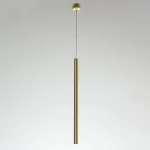 Lampă suspendată Lungo, aurie, iluminat minimalist, Light Prestige, G9