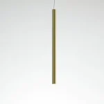Lampă suspendată Lungo, aurie, iluminat minimalist, Light Prestige, G9