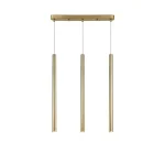 Lampă suspendată aurie 3xG9, model liniar, Lungo Light Prestige