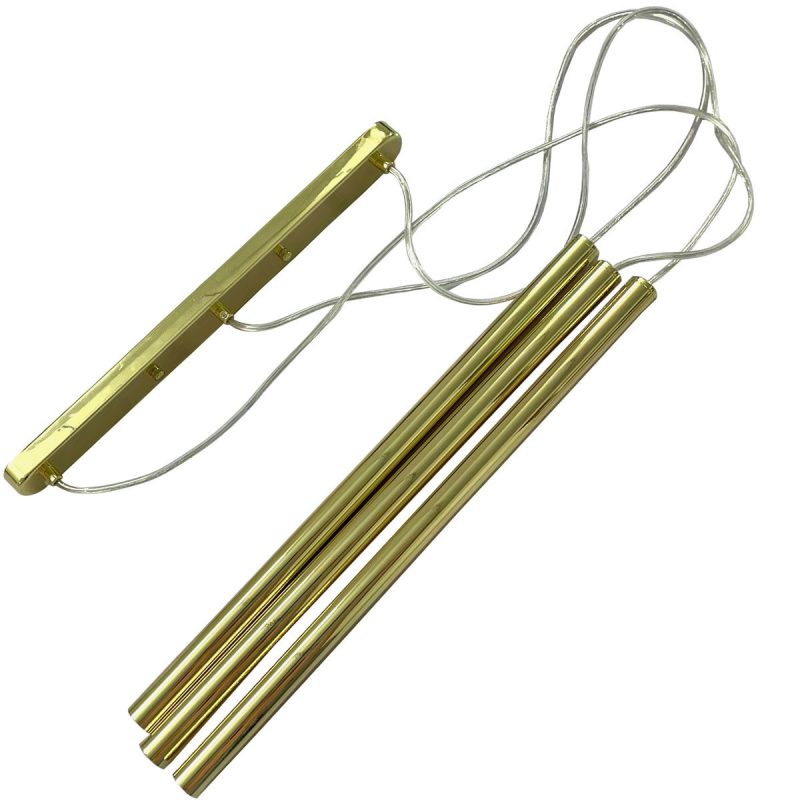 Lampă suspendată aurie 3xG9, model liniar, Lungo Light Prestige