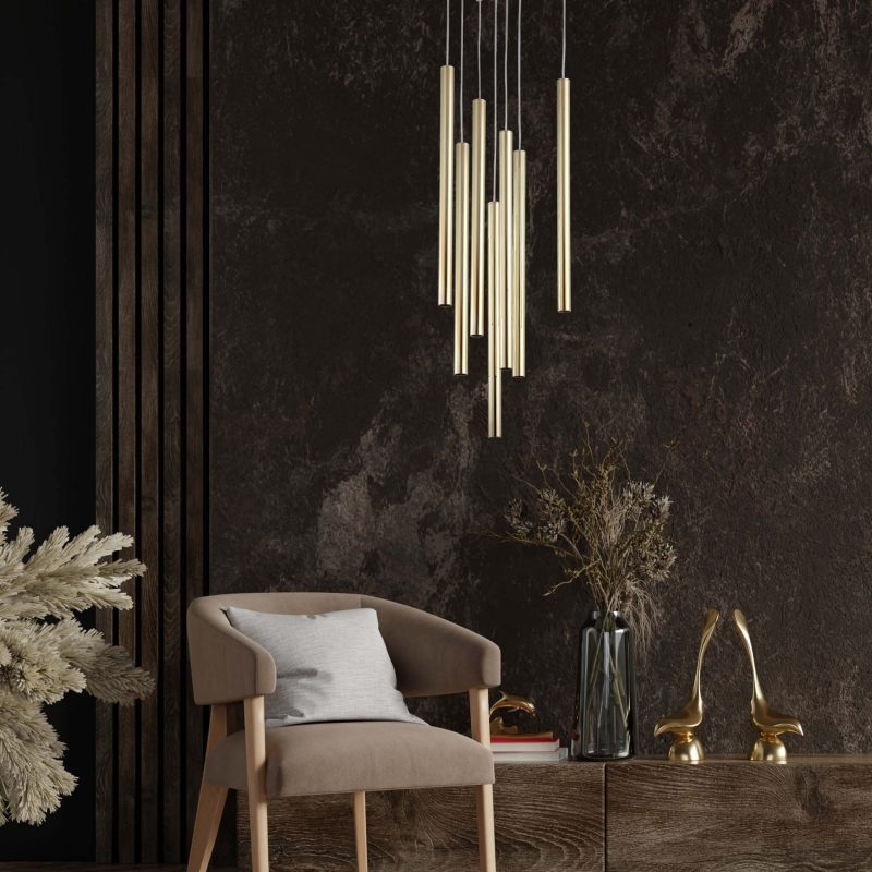 Lampă suspendată Lungo 7 aurie 7xG9 Light Prestige - imagine 2