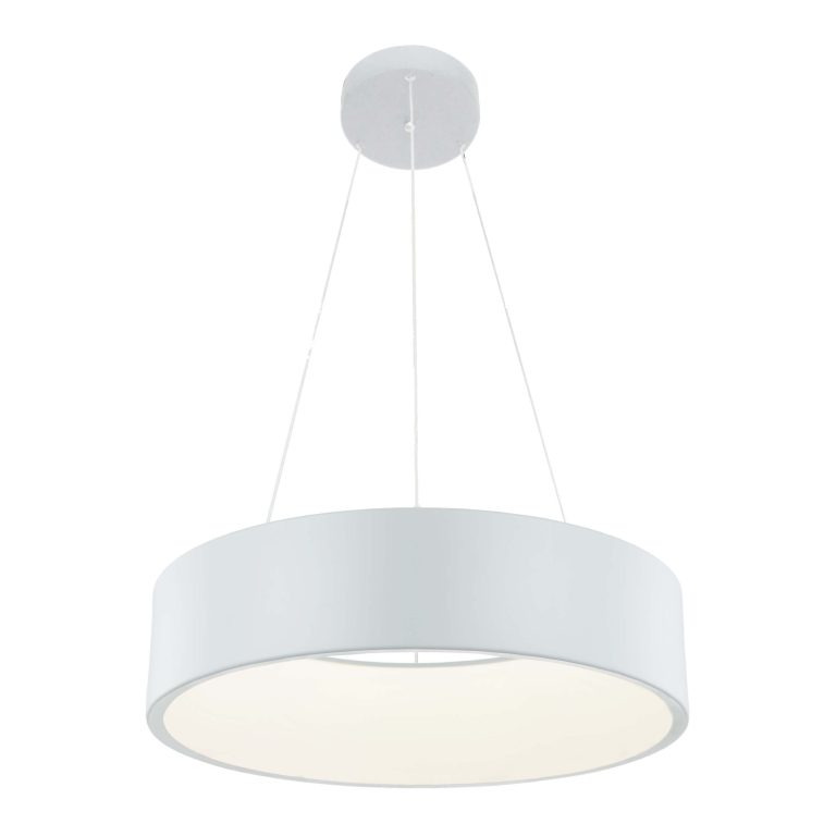 Lampă suspendată Malaga albă LED 3000K Light Prestige