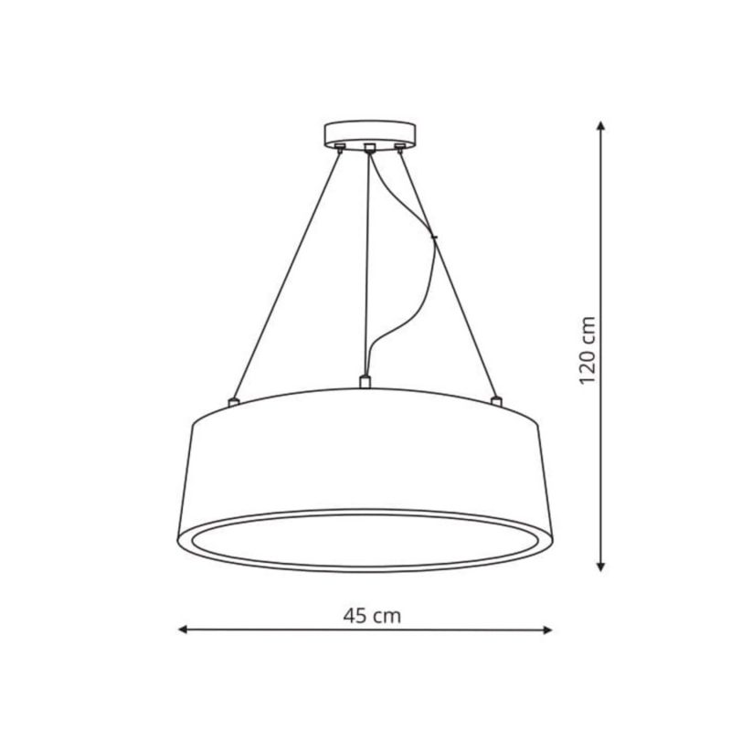 Lampă suspendată Malaga albă LED 3000K Light Prestige - imagine 3