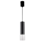 Lampă suspendată neagră 1xGU10, design simplu, Manacor Light Prestige