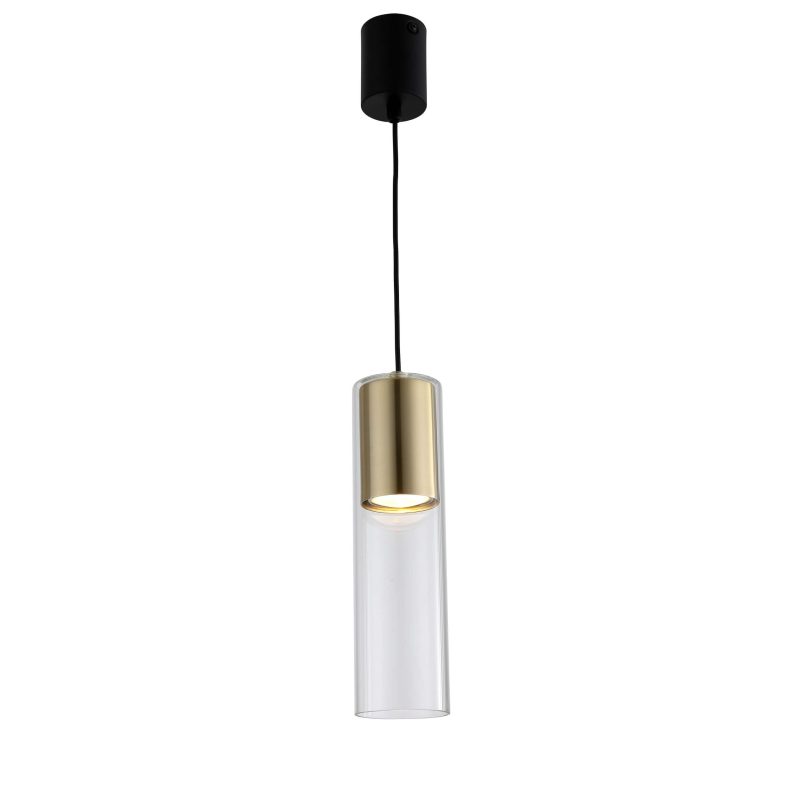 Lampă suspendată aurie 1xGU10, design simplu, Manacor Light Prestige - imagine 4