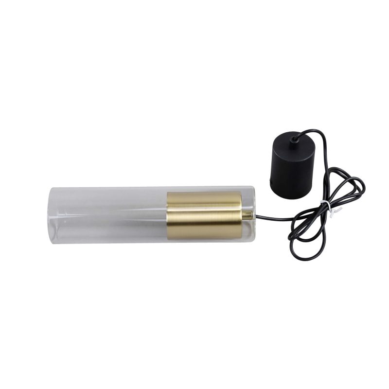 Lampă suspendată aurie 1xGU10, design simplu, Manacor Light Prestige - imagine 6