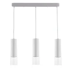 Lampă suspendată albă 3xGU10, design simplu, Manacor Light Prestige