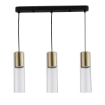 Lampă suspendată aurie 3xGU10, design simplu, Manacor Light Prestige