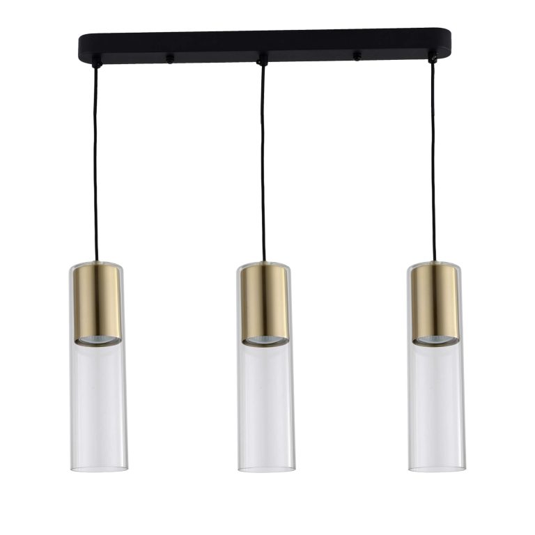 Lampă suspendată aurie 3xGU10