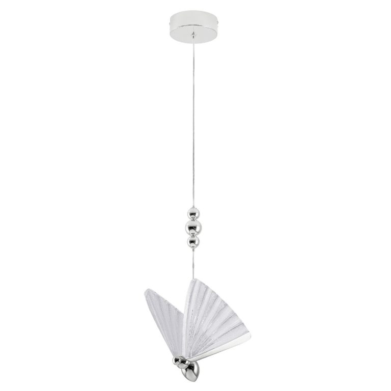 Lampă suspendată argintie 1xLED CCT