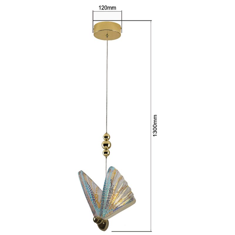 Lampă suspendată colorată 1xLED CCT, stil modern, Mariposa Light Prestige - imagine 7
