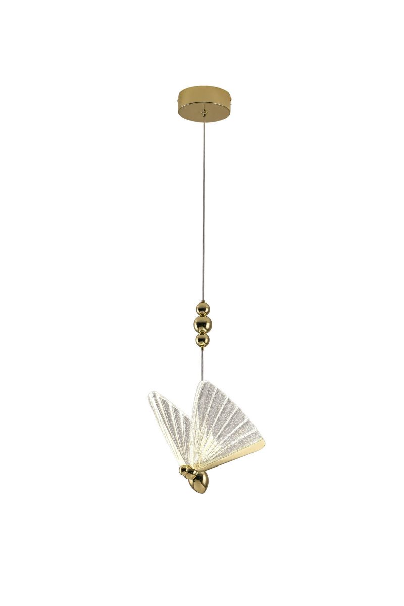 Lampă suspendată aurie LED CCT, iluminat reglabil, Mariposa Light Prestige - imagine 4
