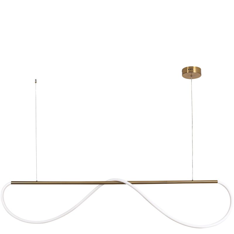 Lampă suspendată aurie LED CCT