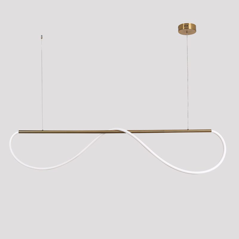 Lampă suspendată aurie LED CCT, dimensiune M, Meleca Light Prestige - imagine 6