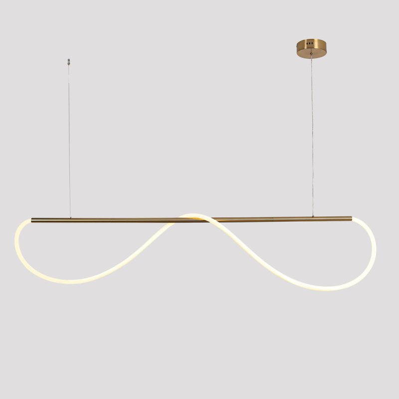 Lampă suspendată aurie LED CCT, dimensiune M, Meleca Light Prestige - imagine 7