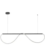 Lampă suspendată neagră cu LED CCT, dimensiunea M, Light Prestige Meleca