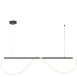 Lampă suspendată neagră LED CCT, dimensiune M, Meleca Light Prestige