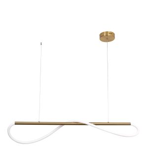 Lampă suspendată aurie LED 4000K
